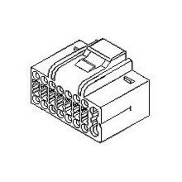 Molex 2.5/3.0 W/B RECEPT HOUS 51128-1601